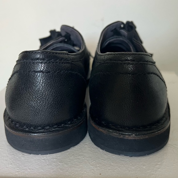 John Varvatos Mens Black Leather Lace-Up Oxford Shoes Size 10M Chic Quiet Luxury - Picture 5 of 9